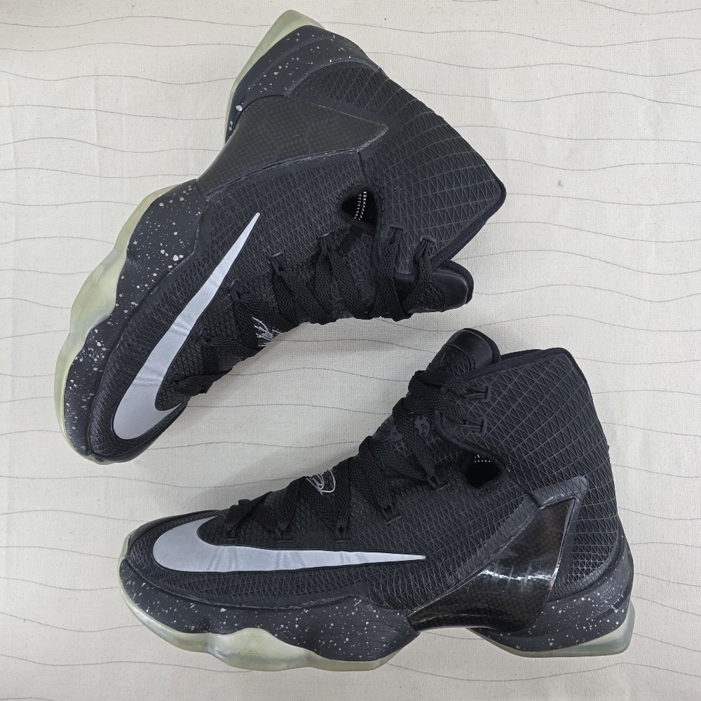 Nike Mens LeBron 13 Elite High Black Basketball Shoes Sneakers 831923-001 Sz 10 - Picture 9 of 13